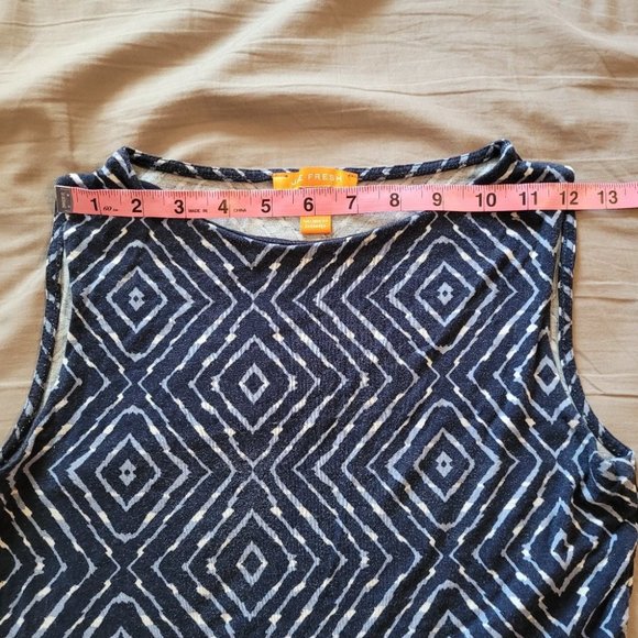 Small Joe Fresh Sleeveless Diamond Patterned Dress - Picture 5 of 7